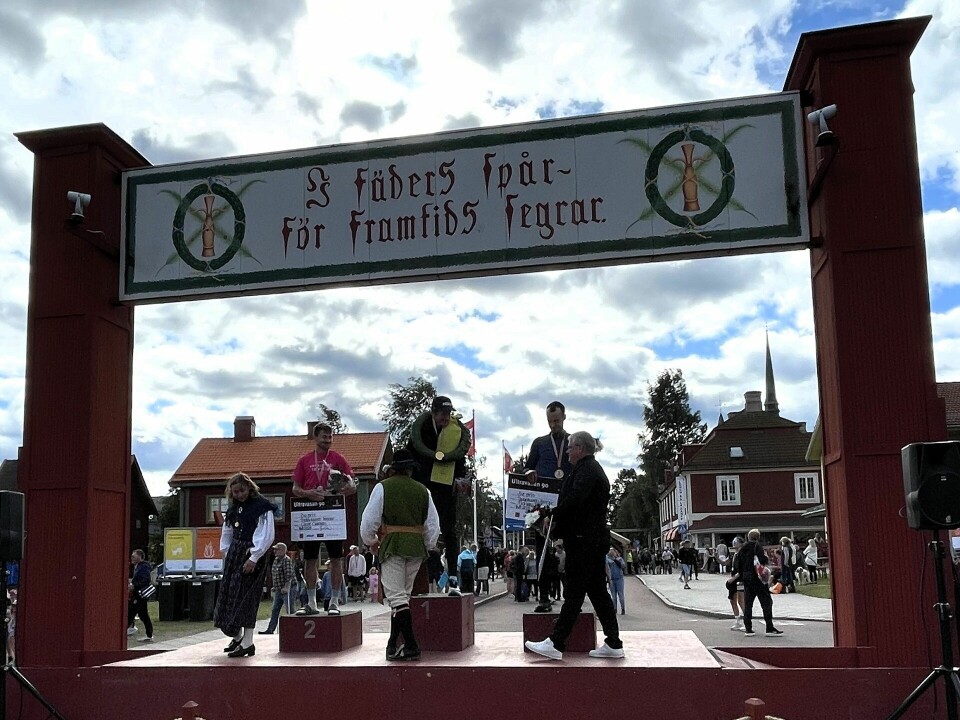 Herrepallen på Utravasan 90. (Foto: Marit Bjerknes)