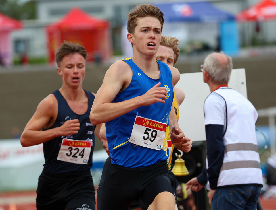 17-åringen Endre Hartvedt Haugen fra Fyllingen ble 5. mann. (Foto: Arne Dag Myking)