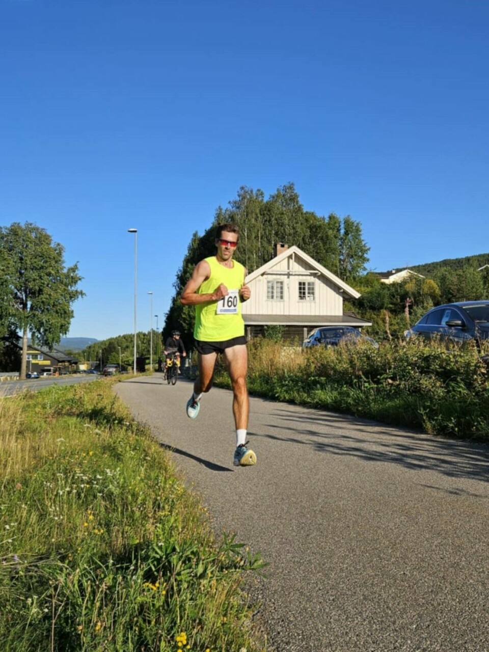 Daniel Næss ble nr. 4 på 25:15. (Foto: Rune Romnes)