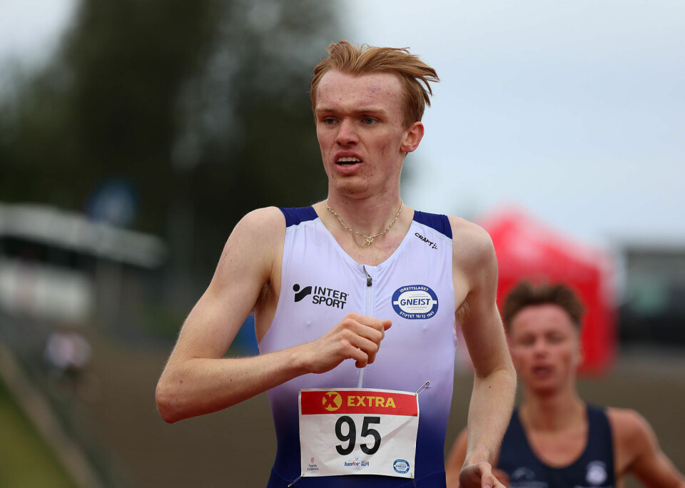 Aleksander Hauge Øyen fra arrangørklubben IL Gneist med 6. plass. (Foto: Arne Dag Myking)