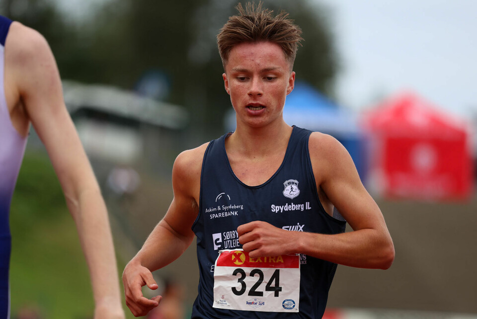 Ny pers og 8. plass til Fredrik Hesjedal-Tronstad fra Spydeberg. (Foto: Arne Dag Myking)