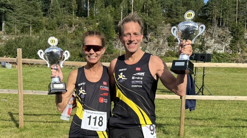Veteranseire til Ingvild Aurdal og Harald Bjerke i Eidsvoll 6-timers mimreløp