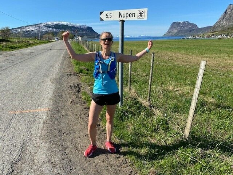 42 løpere med 75 resultater i Kondis virtuelle maraton- og ultraløp Anja_Vaskinn_mai_ved_Nupen.jpg