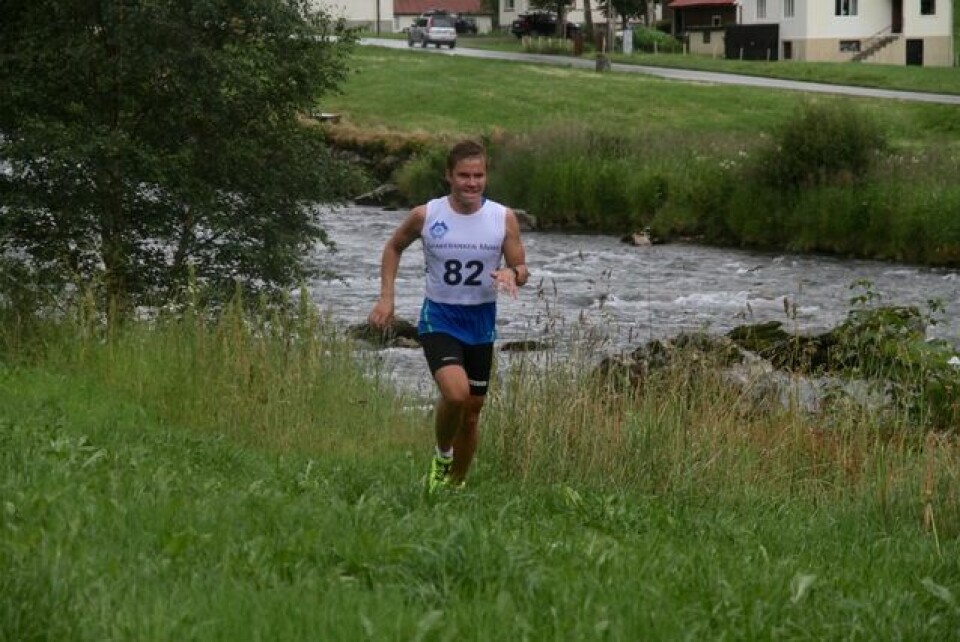Joar Thele, Lyn, med solid løyperekord i Hellesyltløpet Iver_Linge_Glomnes