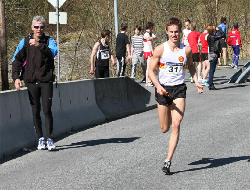 Solskinn over den 60. Ask-stafetten.