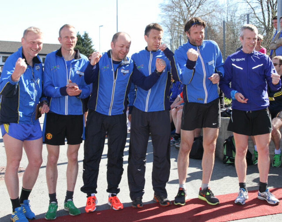 Solskinn over den 60. Ask-stafetten.