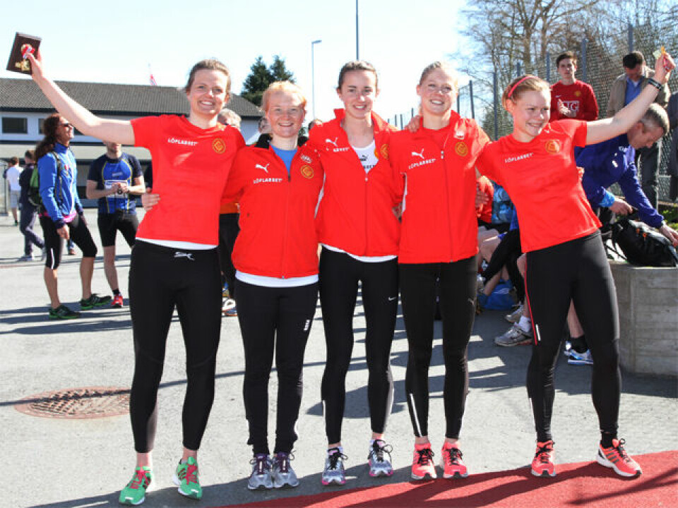 Solskinn over den 60. Ask-stafetten.