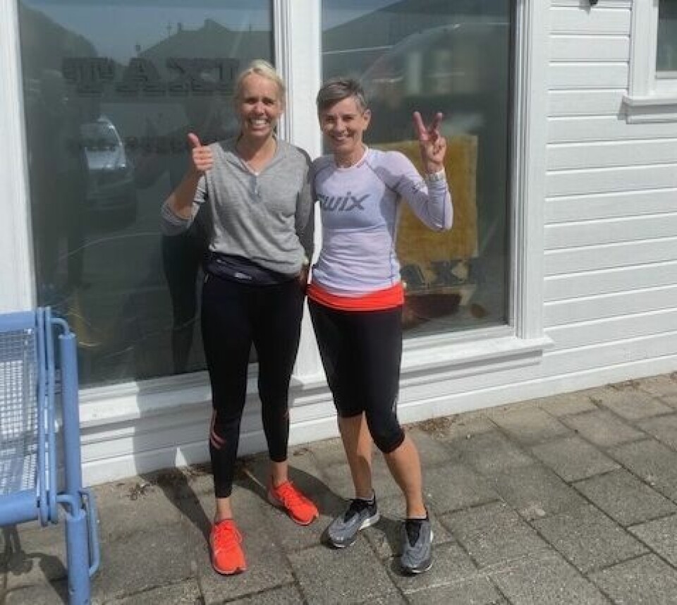 42 løpere med 75 resultater i Kondis virtuelle maraton- og ultraløp Anne-Lill_Larsen_Anita-Moen_Audnedalen_virtuell_maraton.jpg